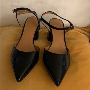 New J. Crew black my del high shoes 👠